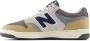 New Balance BB480 sneakers lichtgrijs camel donkerblauw - Thumbnail 3