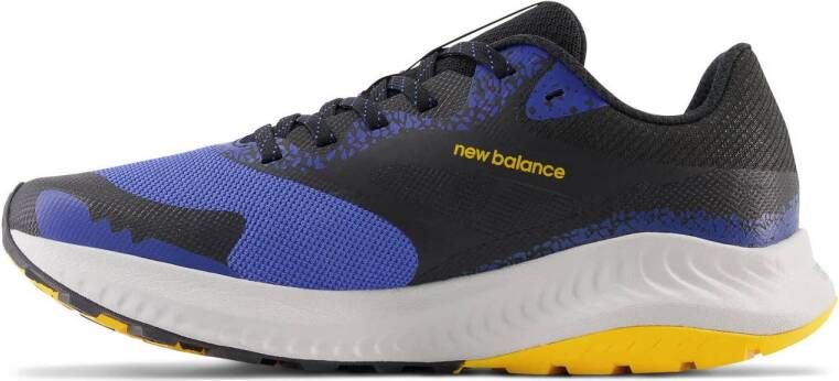 New Balance DynaSoft Nitrel V4 trail hardloopschoenen donkerblauw blauw geel