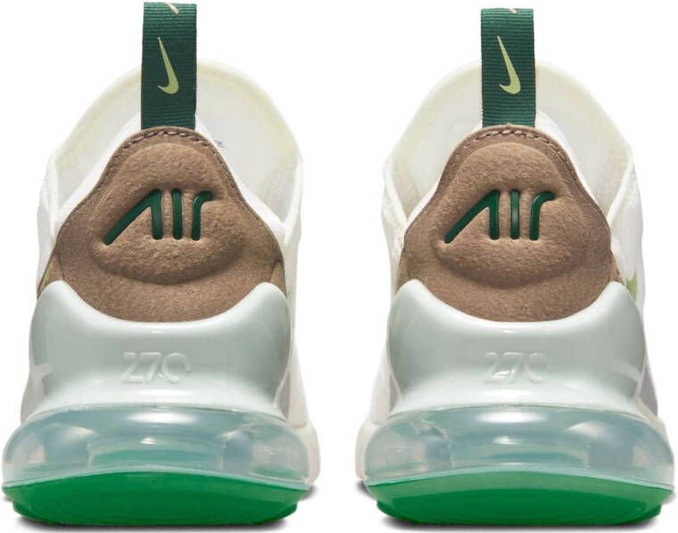 Nike Air Max 270 Essential sneakers wit lichtbruin groen