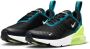 Nike Air Max 270 sneakers zwart limegroen aqua - Thumbnail 5