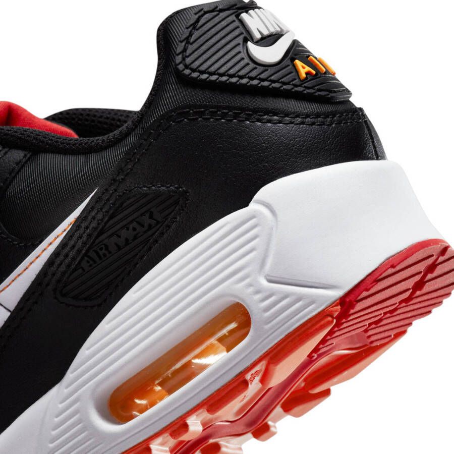 Nike Air Max 90 sneakers zwart oranje rood