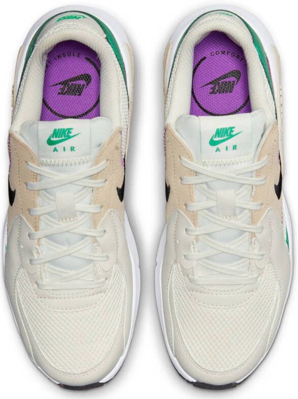 Nike Air Max Excee sneakers wit beige zwart groen paars