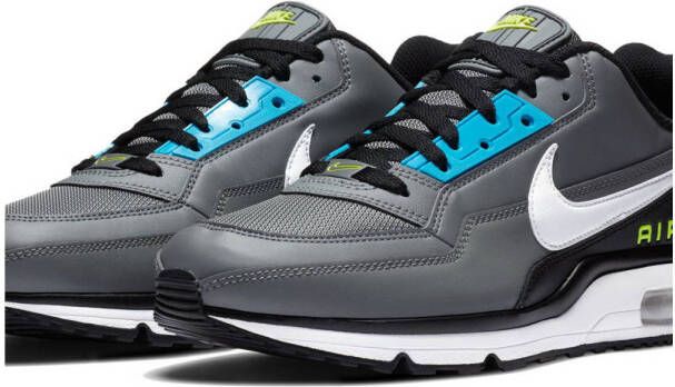 Nike Air Max Ltd 3 sneakers antraciet zwart wit turquoise