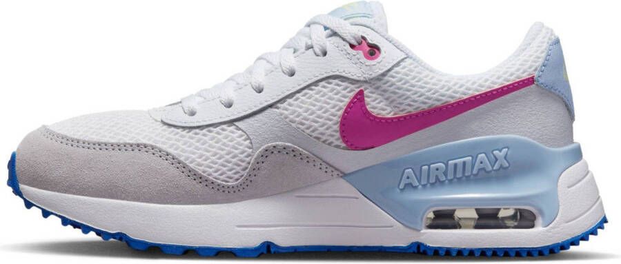Nike Air Max Systm sneakers wit fuchsia lichtblauw