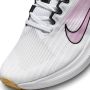Nike Air Windflo 9 hardloopschoenen wit zwart roze - Thumbnail 4