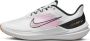 Nike Air Windflo 9 hardloopschoenen wit zwart roze - Thumbnail 5