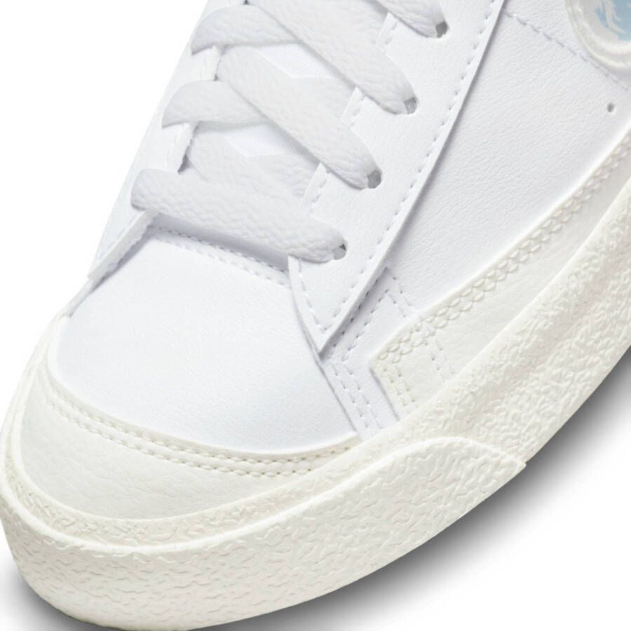 Nike Blazer Mid '77 GS sneakers wit lichtblauw geel