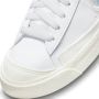 Nike Blazer Mid '77 GS sneakers wit lichtblauw geel - Thumbnail 4