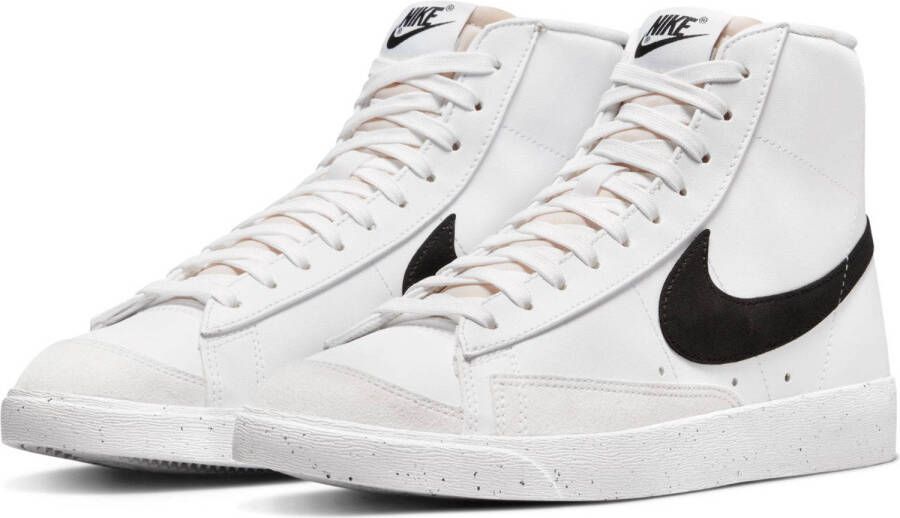 Nike Blazer Mid '77 Next Nature sneakers wit zwart