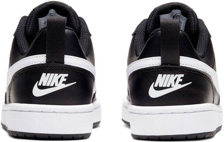 Nike Court Borough Low 2 (GS) leren sneakers zwart wit