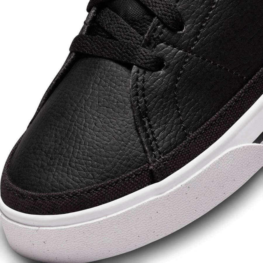 Nike Court Legacy Next Nature sneakers zwart wit oranje