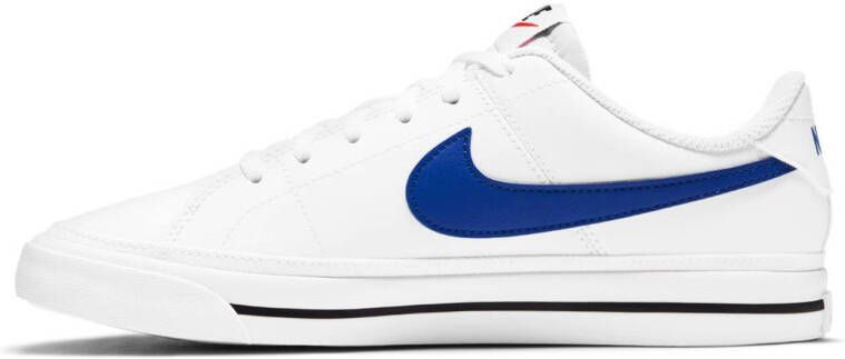 Nike Court Legacy sneakers wit blauw rood