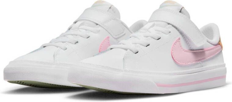 Nike Court Legacy sneakers wit roze