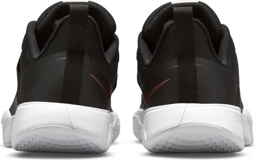 Nike Court Vapor Lite HC tennisschoenen zwart brons wit
