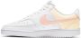 Nike Court Vision Low leren sneakers wit lichtblauw geel roze - Thumbnail 5