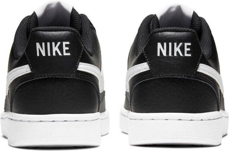 Nike Court Vision Low leren sneakers zwart wit