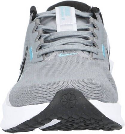 Nike Downshifter 13 hardloopschoenen grijs zwart aqua