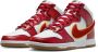 Nike dunk high retro university Red White - Thumbnail 3