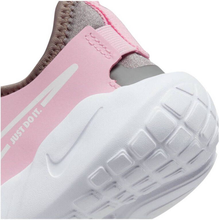 Nike Flex Runner 2 sneakers roze wit zilver