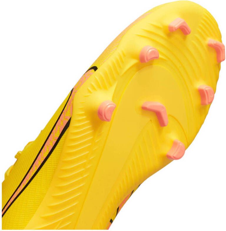 Nike Mercurial Vapor 15 club FG MG Jr. voetbalschoenen geel oranje zwart