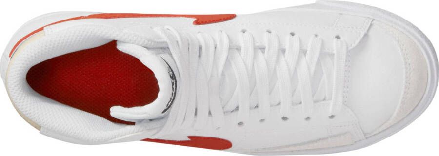 Nike Mid '77 sneakers wit rood