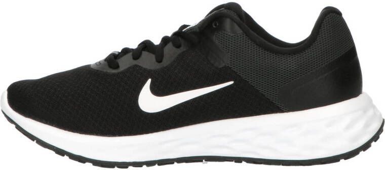 Nike Revolution 6 hardloopschoenen zwart wit grijs