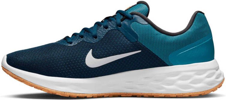 Nike Revolution 6 Next Nature hardloopschoenen blauw petrol wit