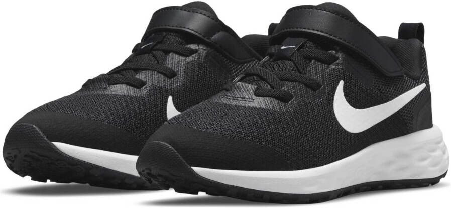 Nike Revolution 6 NN sneakers zwart wit grijs