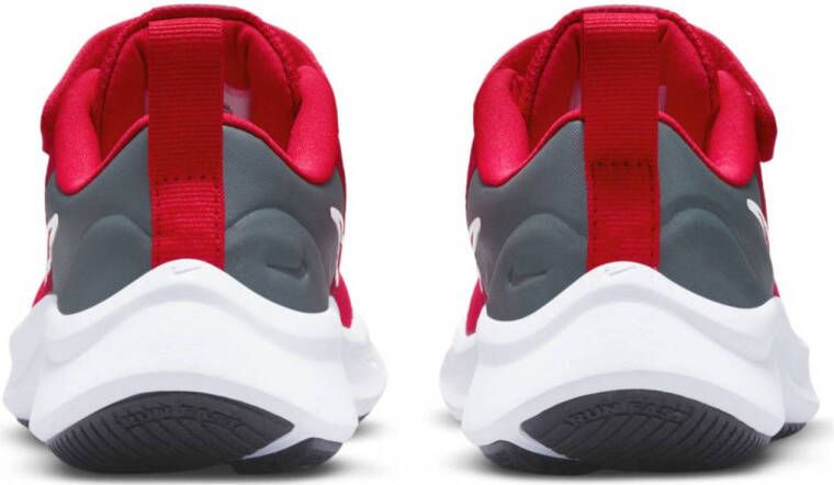 Nike Star Runner 3 sneakers rood wit grijs
