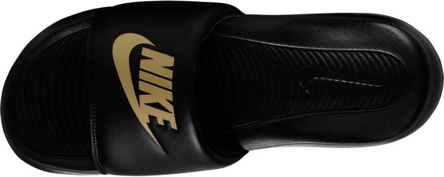 Nike Victori One Slide slippers zwart goud