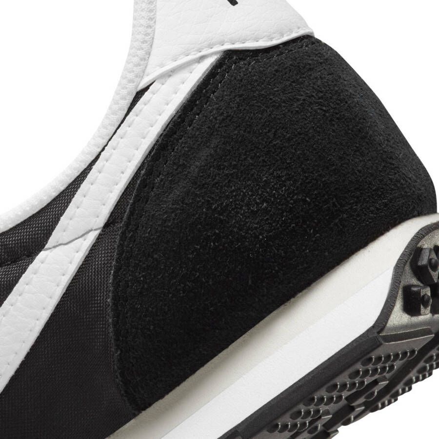 Nike Waffle Trainer 2 sneakers wit zwart lichtoranje