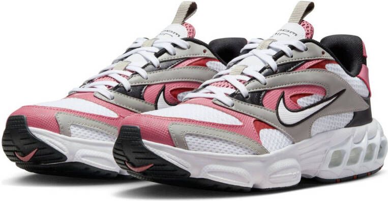 Nike Zoom Air Fire sneakers wit zwart roze