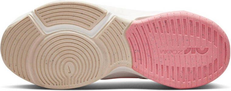 Nike Zoom Bella 6 sneakers wit roze zand