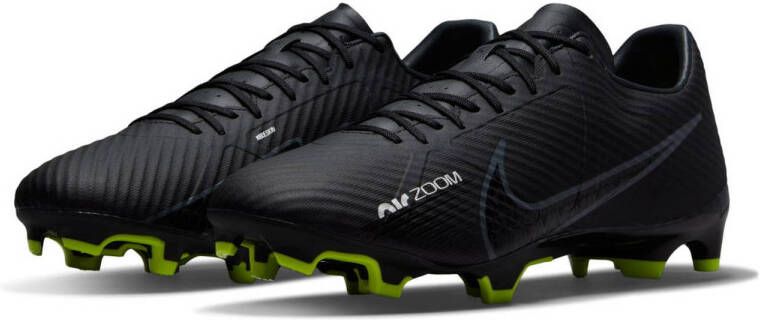 Nike Zoom Mercurial Vapor 15 Academy FG MG Jr. voetbalschoenen zwart grijs geel