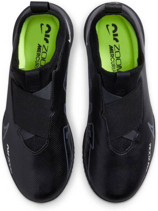 Nike Zoom Mercurial Vapor 15 Academy IC Jr. voetbalschoenen zwart grijs geel