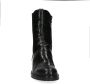 No Stress leren chelsea boots met crocoprint zwart - Thumbnail 2