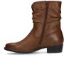 No Stress Dames Cognac leren enkellaarsjes - Thumbnail 2