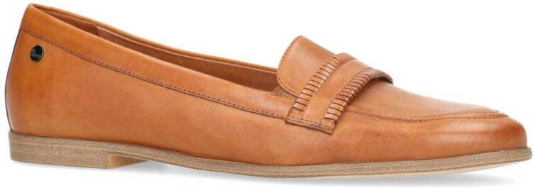 No Stress leren loafers cognac