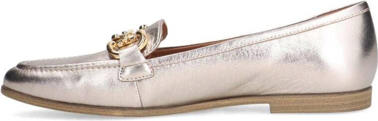 No Stress leren loafers goud