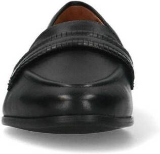 No Stress leren loafers zwart