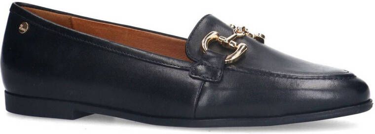 No Stress leren loafers zwart