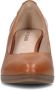 No Stress Dames Cognac leren gesloten pumps - Thumbnail 2