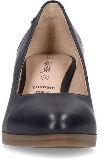 No Stress leren pumps donkerblauw