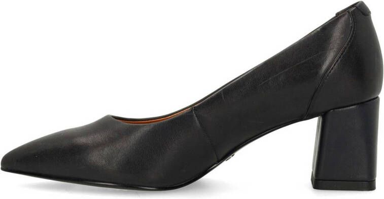 No Stress leren pumps donkerblauw