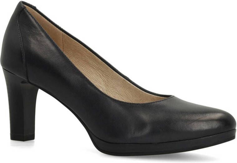 No Stress leren pumps donkerblauw