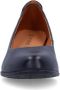 No Stress leren pumps met lage hak donkerblauw - Thumbnail 5
