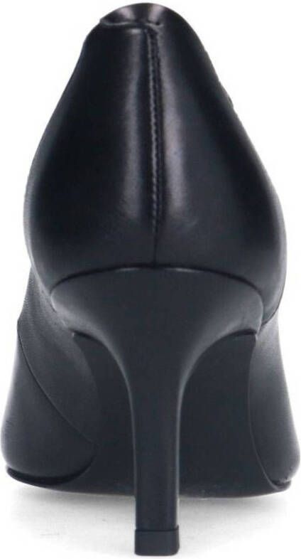 No Stress leren pumps zwart