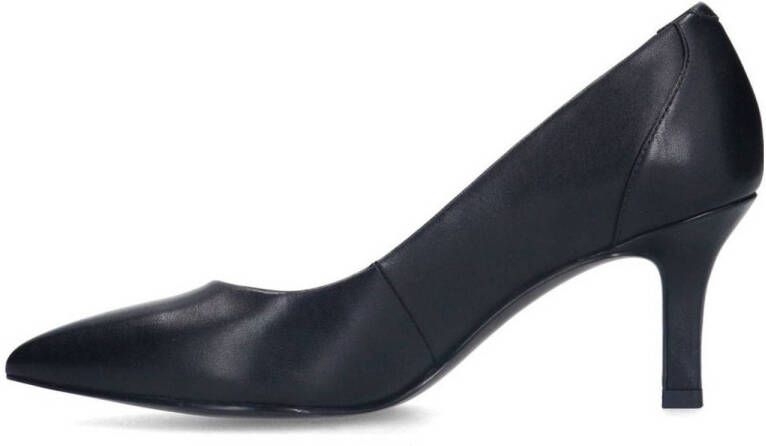 No Stress leren pumps zwart