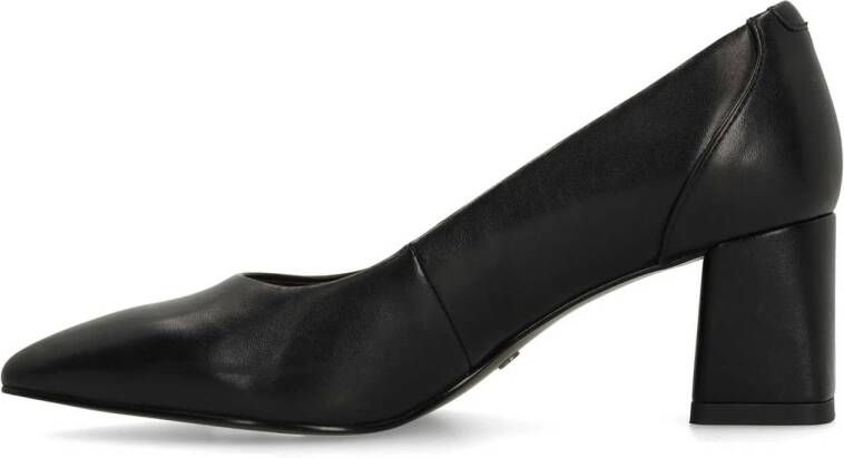 No Stress leren pumps zwart