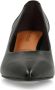 No Stress Dames Zwarte leren pumps - Thumbnail 3